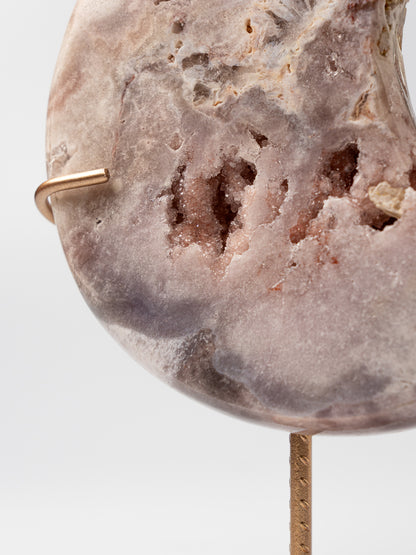 Roze Amethist Maan op Standaard | 03
