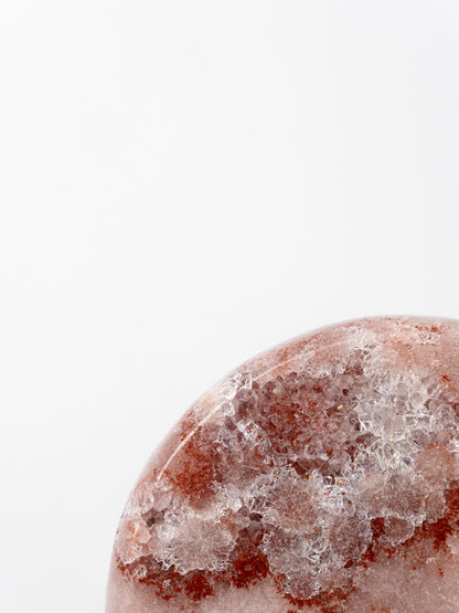 Roze Amethist Maan op Standaard | 04
